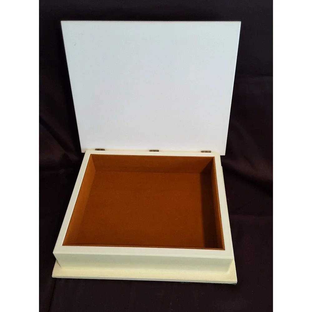 Vintage Jewelry Box W/ Watercolor Painting From Debbie Rose Chase